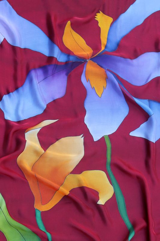 foulard de seda liria detalle margaret de arcos