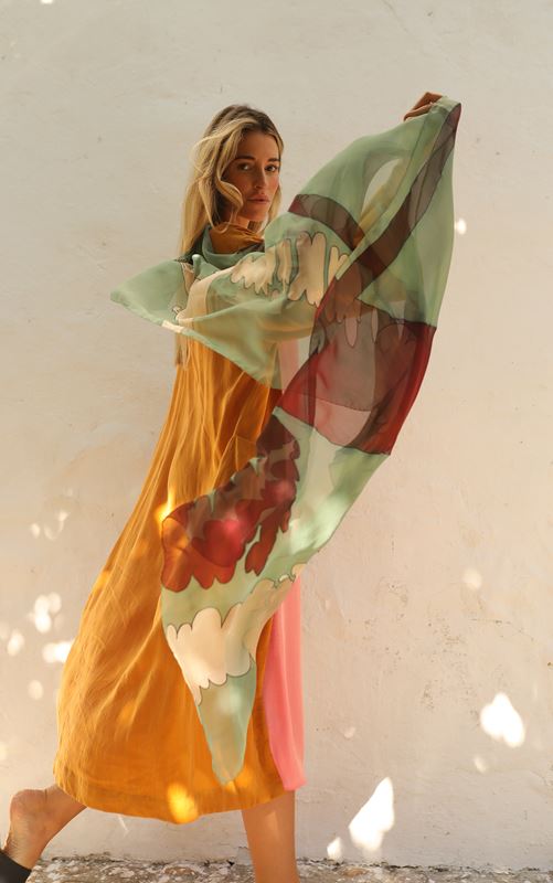 foulard de seda venecia detalle margaret de arcos